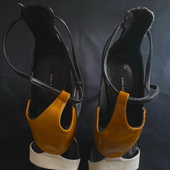 Zara tricolor heels - Picture 4 of 4